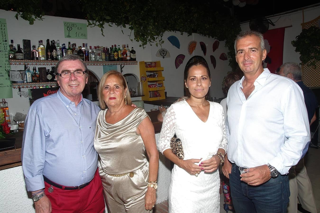Luis Ruiz del Portal, Ernestina Céspedes, Inés Barrán y José Martín.