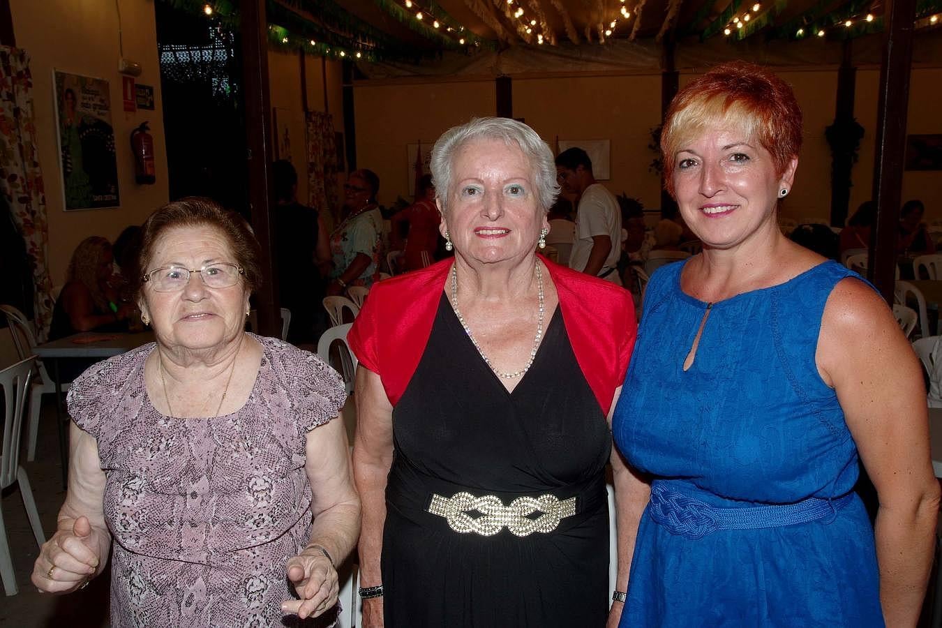 Ana Morales, Encarnación Cabello y Encarni Rodríguez.