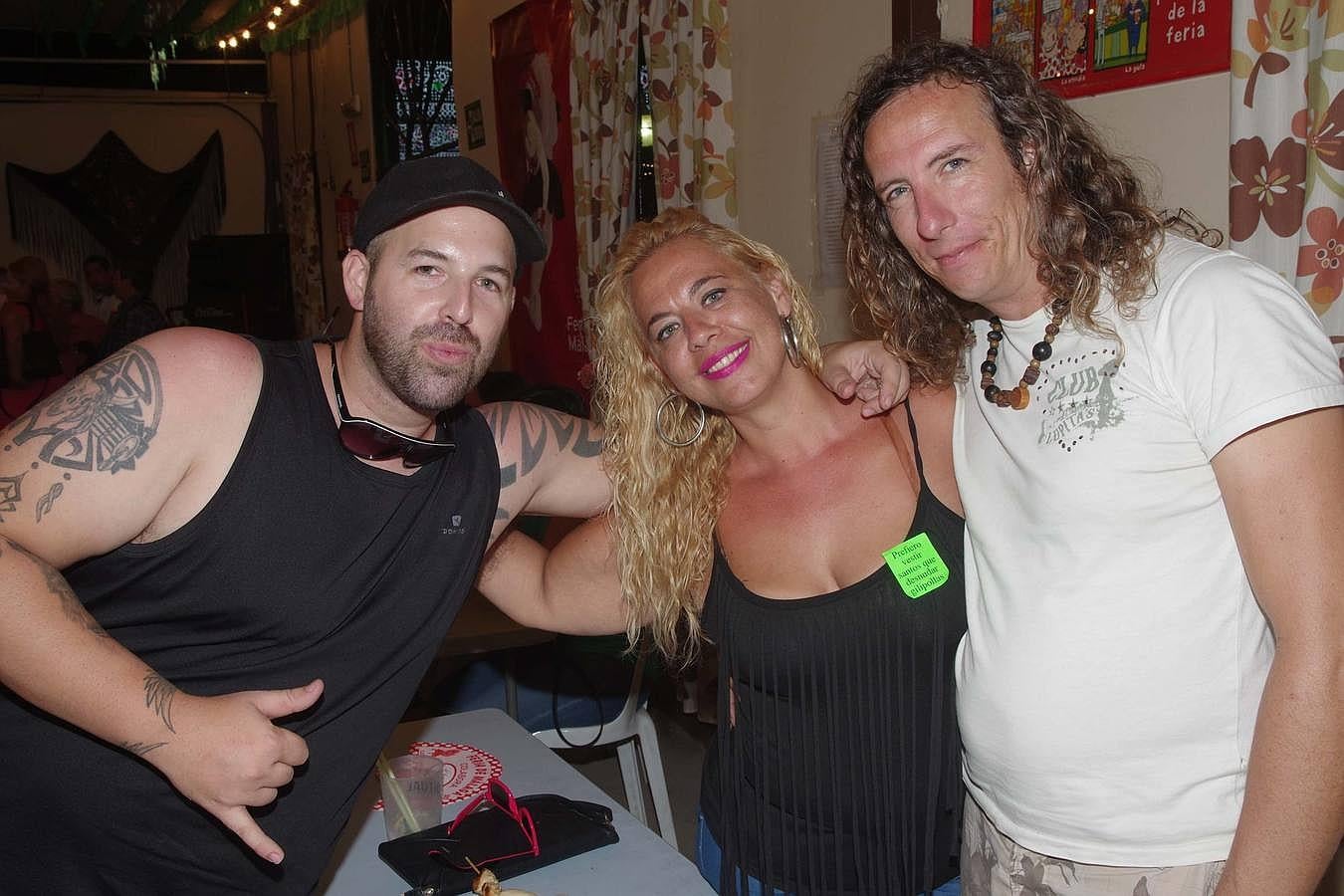 Abraham Jiménez, Soledad Serrano y José García.