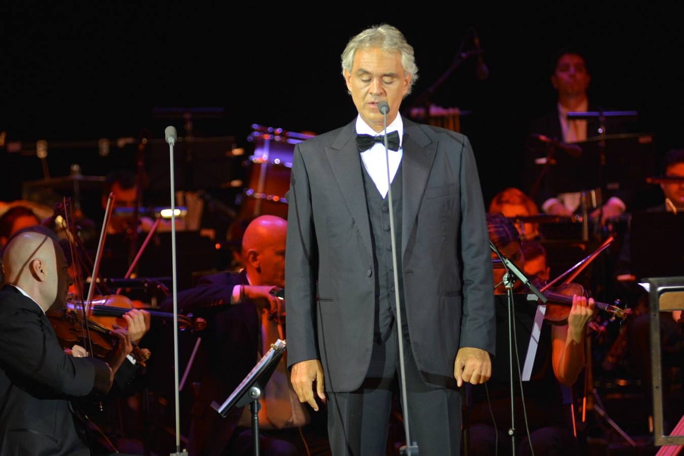 El concierto de Andrea Bocelli, en imágenes