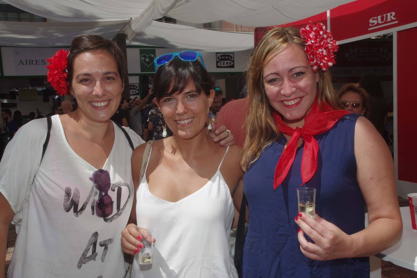 Isabel Sarabia, Bárbara Calero y Maribel Rama, de Santander y Madrid.