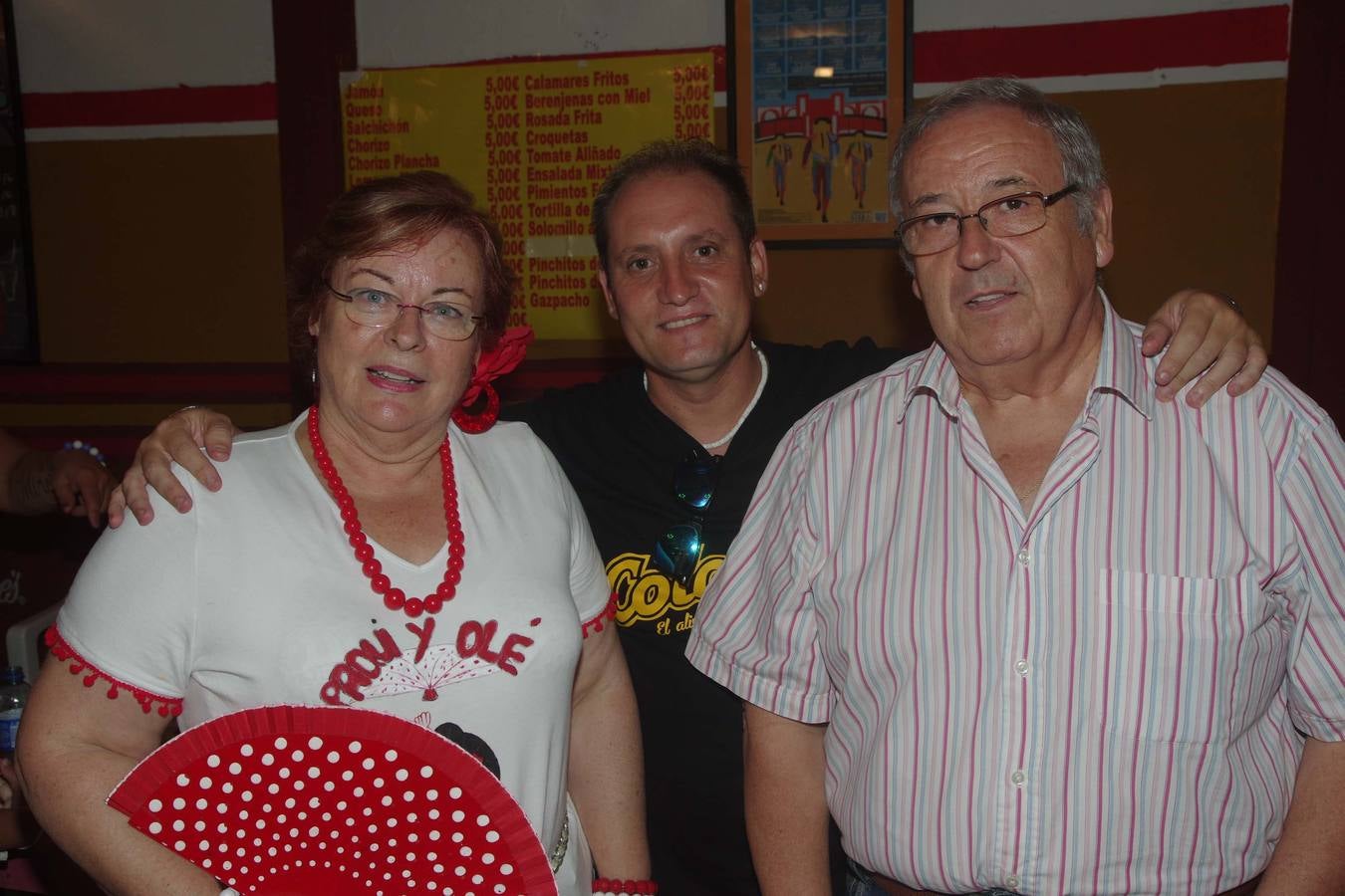 Francisco Olmo, José Antonio Camarena y Francisco Carmona.