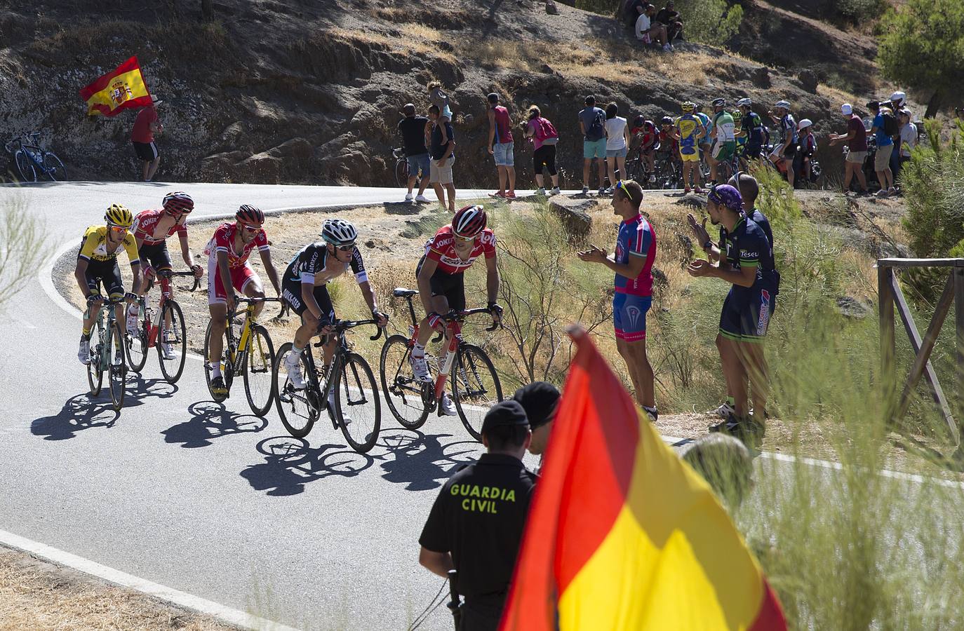 La segunda etapa de la Vuelta, en imágenes