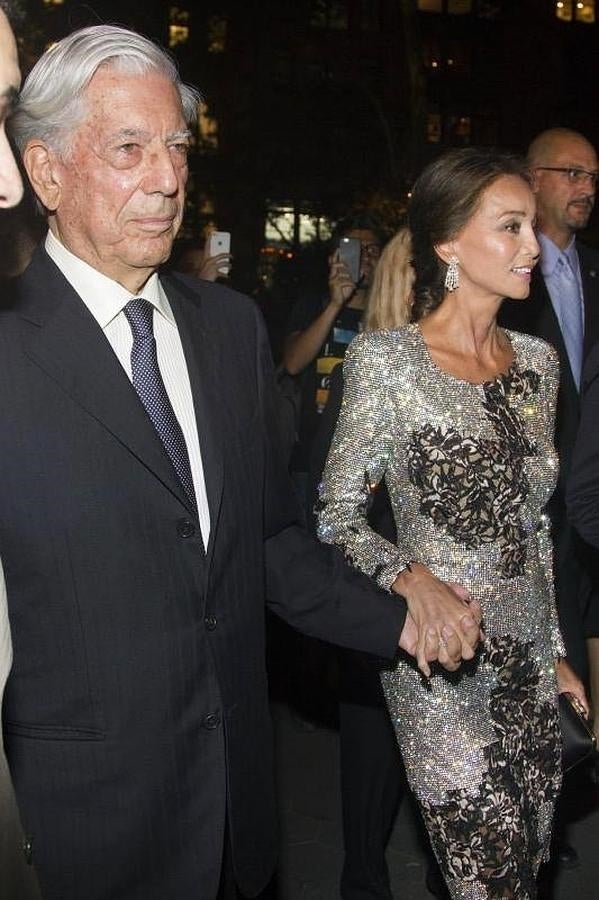 Mario Vargas Llosa e Isabel Preysler fueron los protagonistas de la fiesta de Porcelanosa en Nueva York.