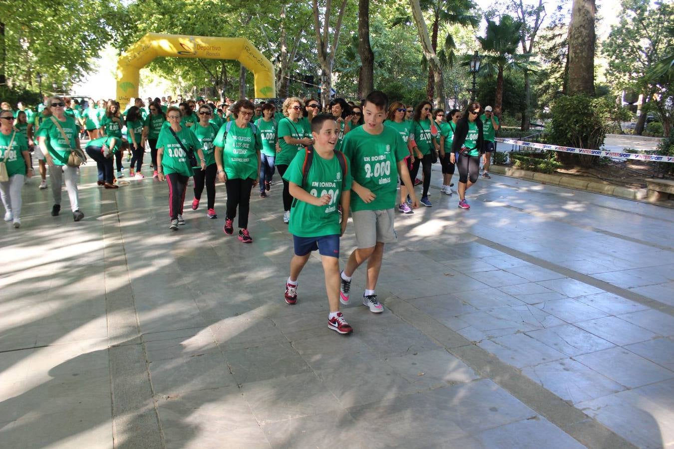 Fotos de la IV Marcha por el Alzheimer en Ronda