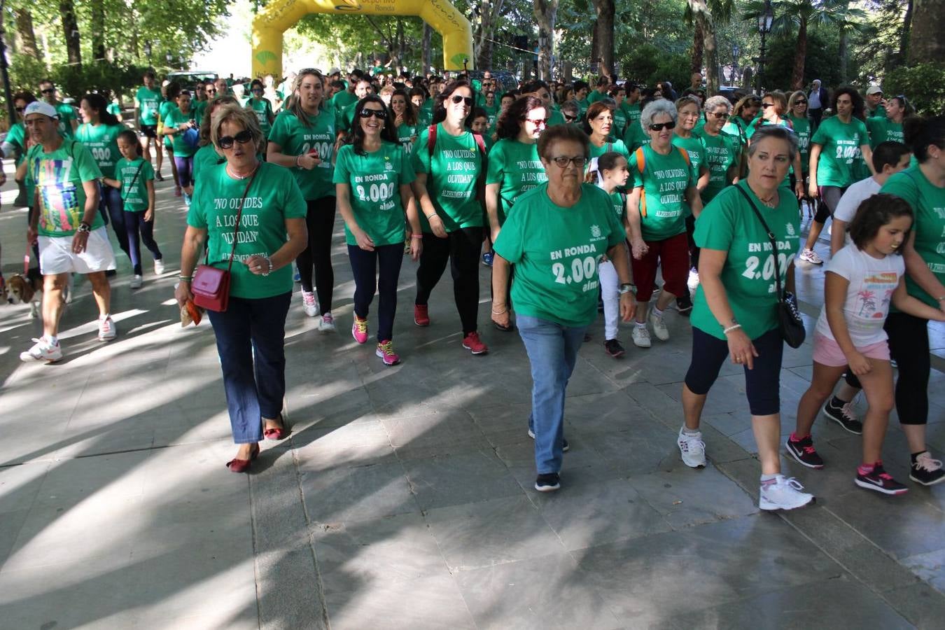 Fotos de la IV Marcha por el Alzheimer en Ronda