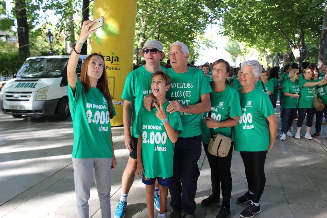 Fotos de la IV Marcha por el Alzheimer en Ronda