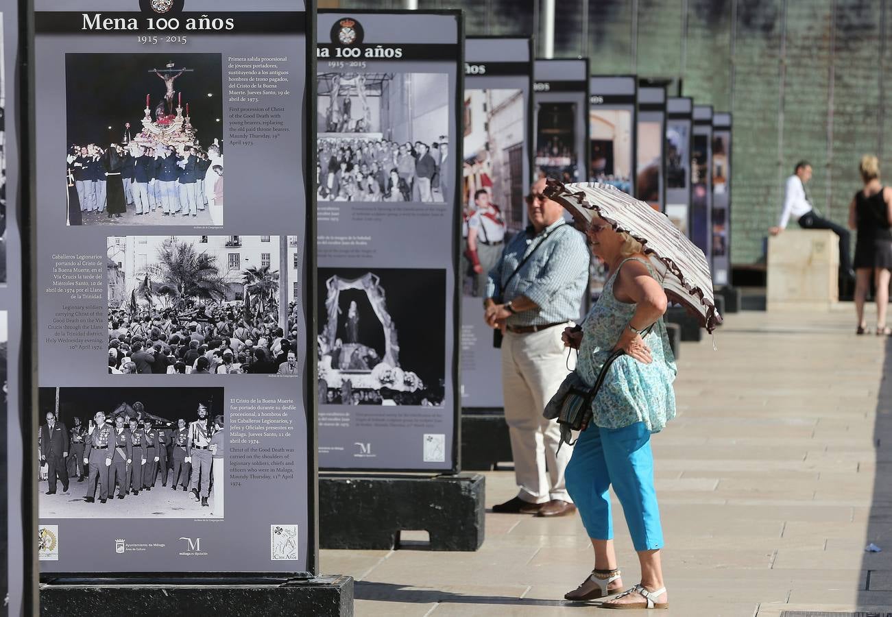 La exposición de la calle Alcazabilla que recoge el siglo de historia de Mena, en imágenes