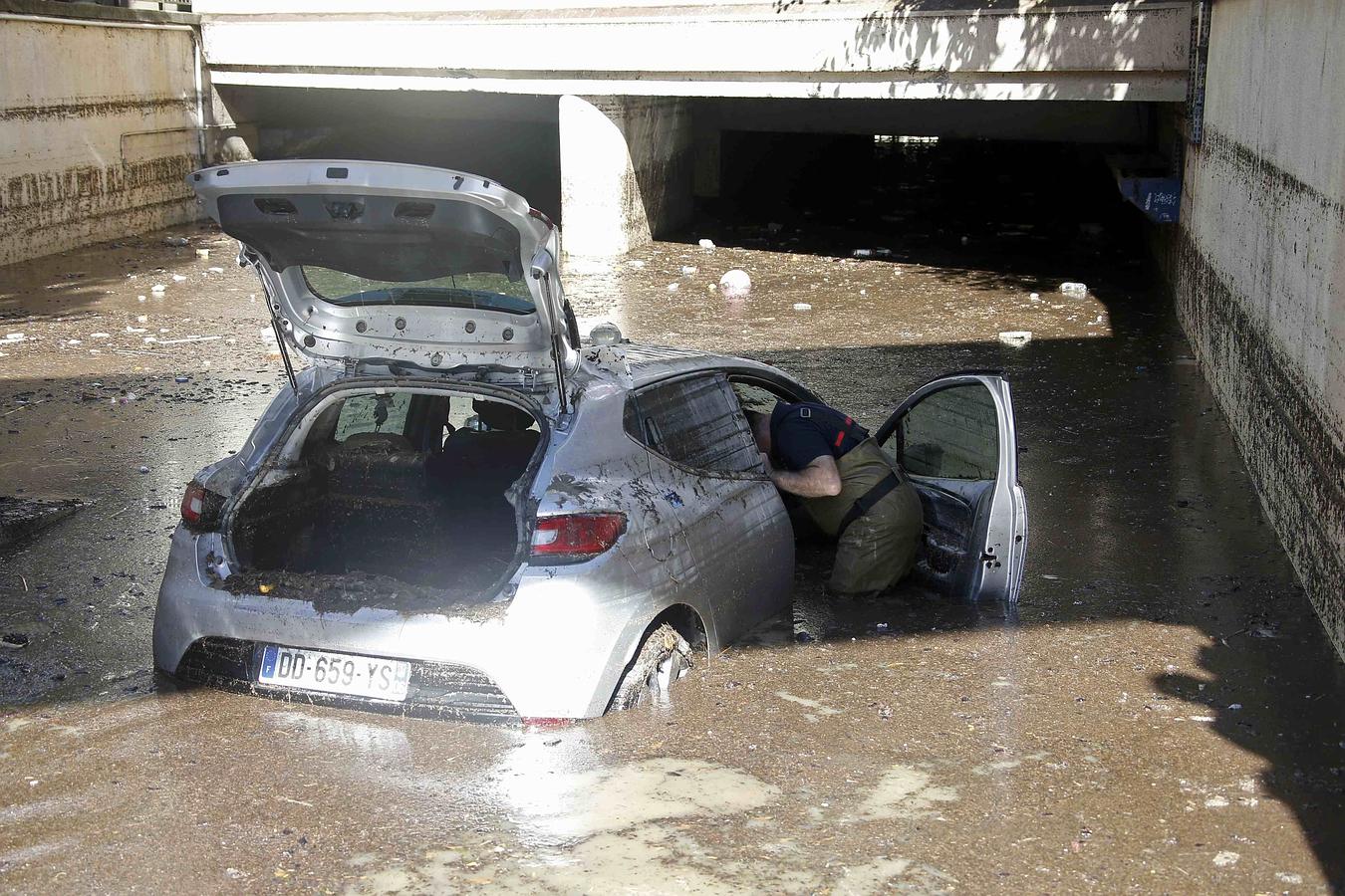 Inundaciones en el sudeste de Francia