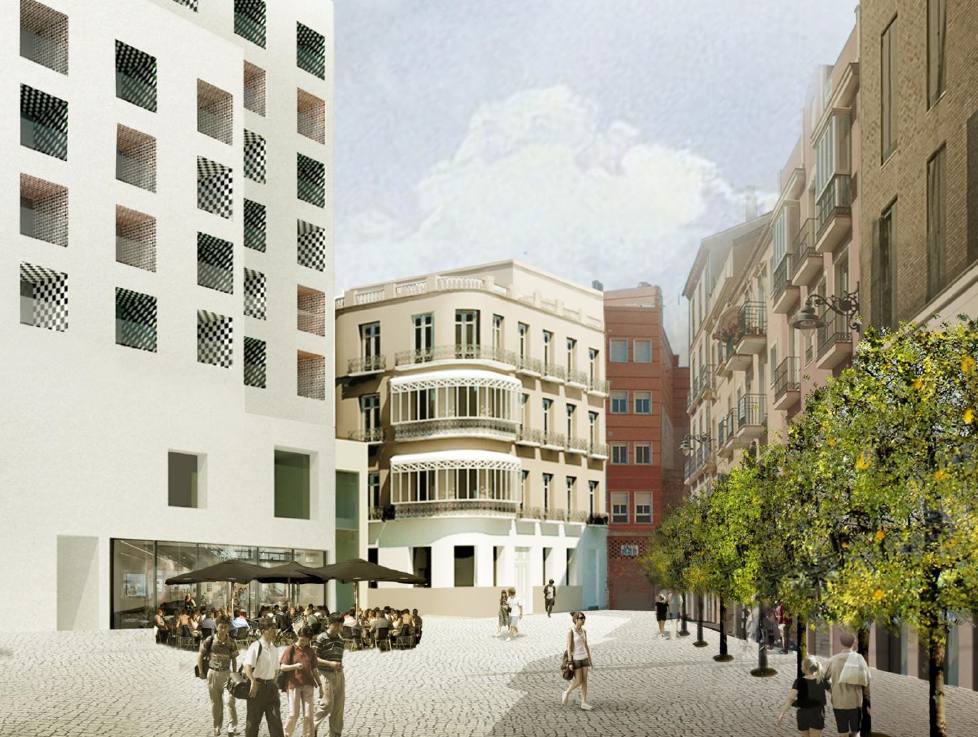 Detalles del proyecto de Moneo para transformar la zona de Hoyo de Esparteros