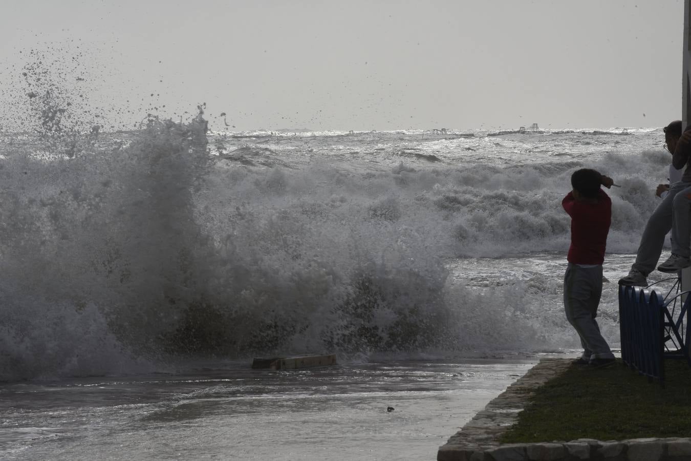 Fotos del temporal de este domingo en Málaga capital