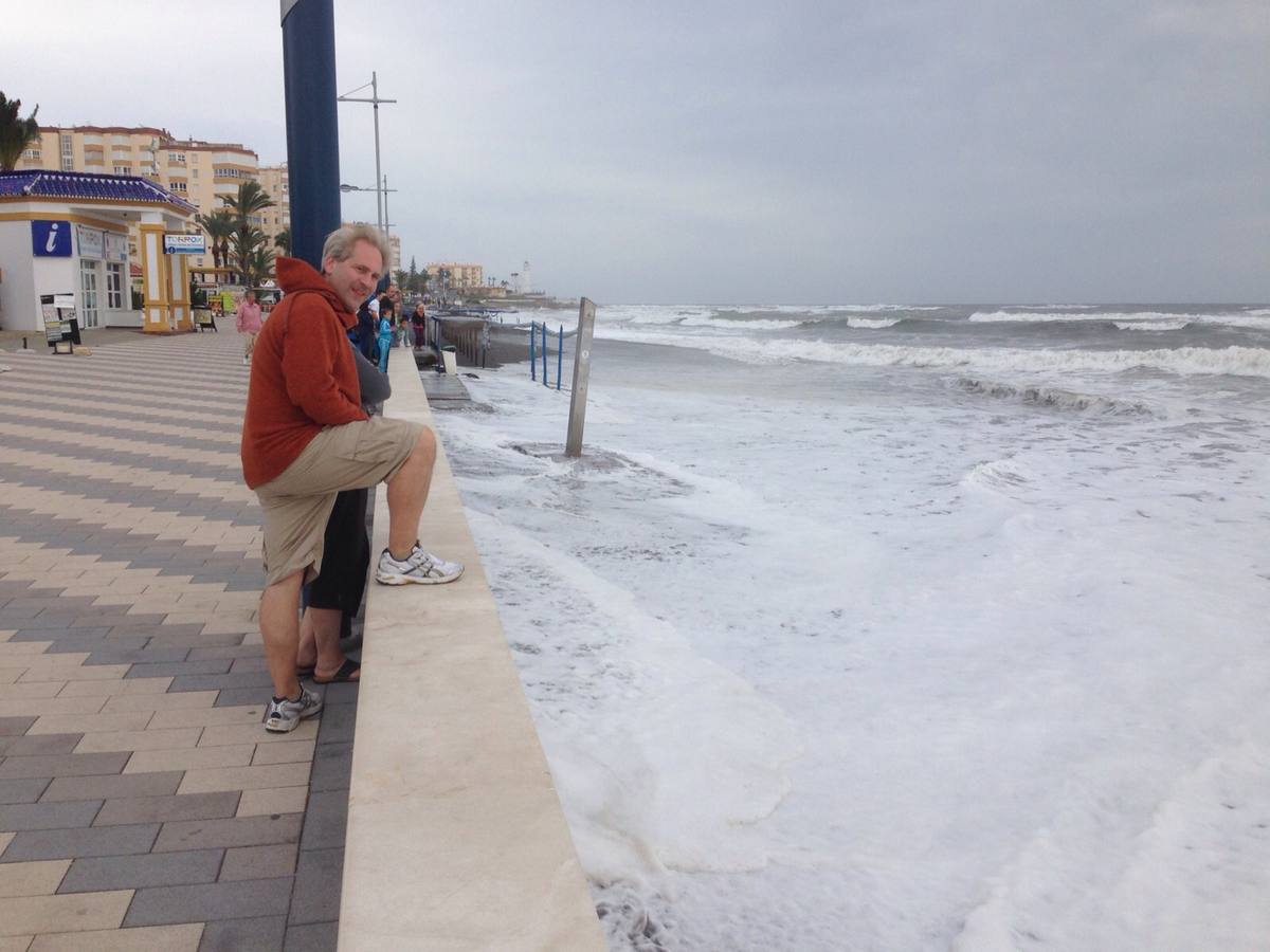 Playa de Ferrara, en Torrox
