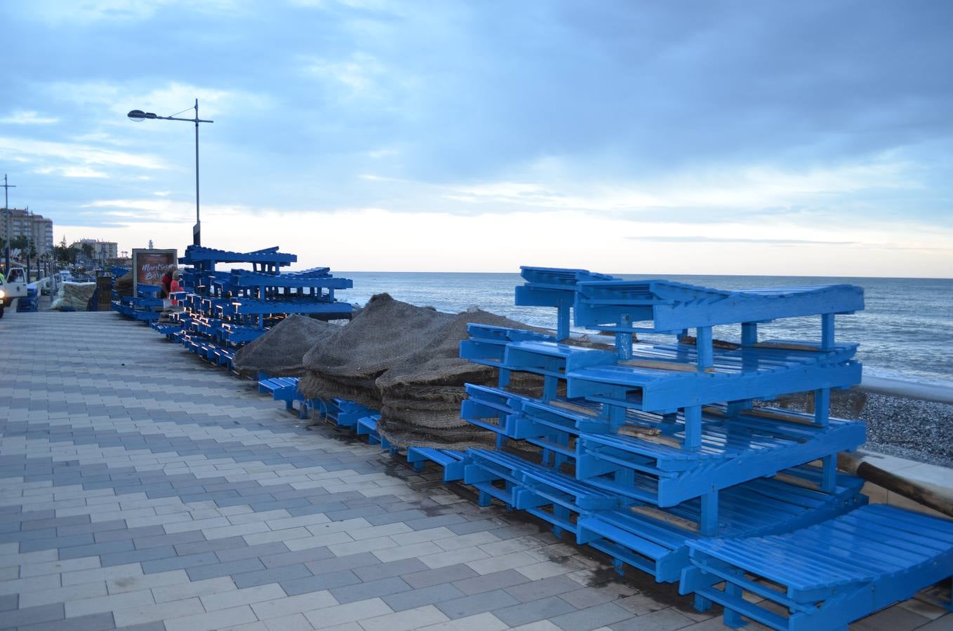 Benagalbón, Torre del Mar, Torrox y Nerja tras el temporal