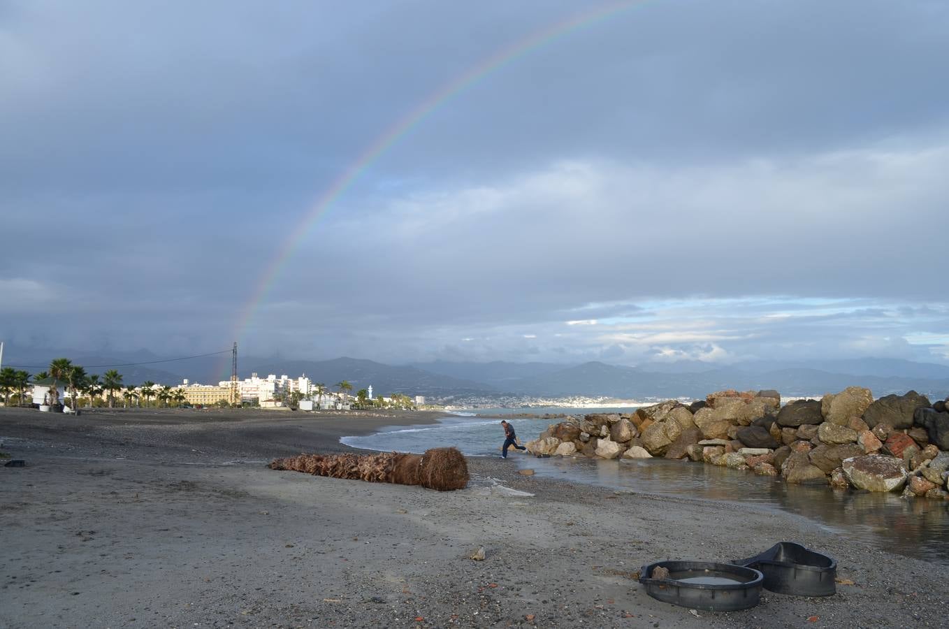 Benagalbón, Torre del Mar, Torrox y Nerja tras el temporal