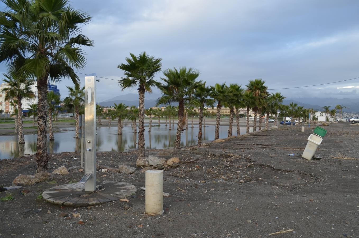 Benagalbón, Torre del Mar, Torrox y Nerja tras el temporal