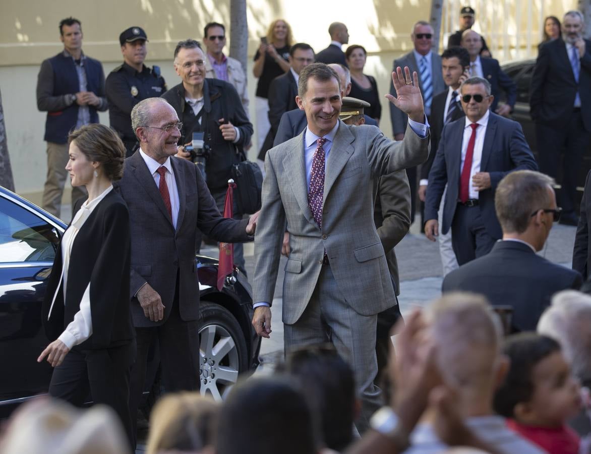 Fotos de la visita a Málaga de los Reyes de España
