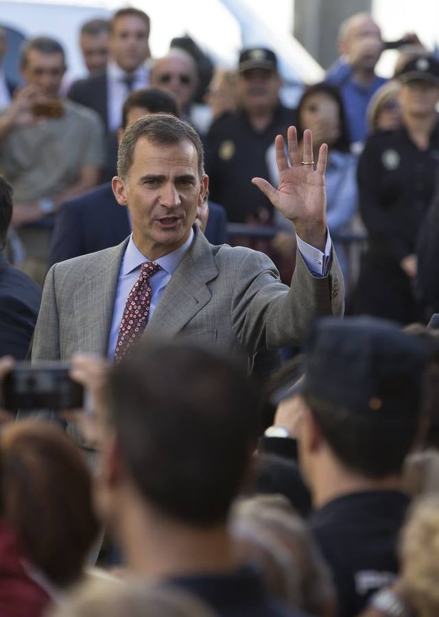 Fotos de la visita a Málaga de los Reyes de España