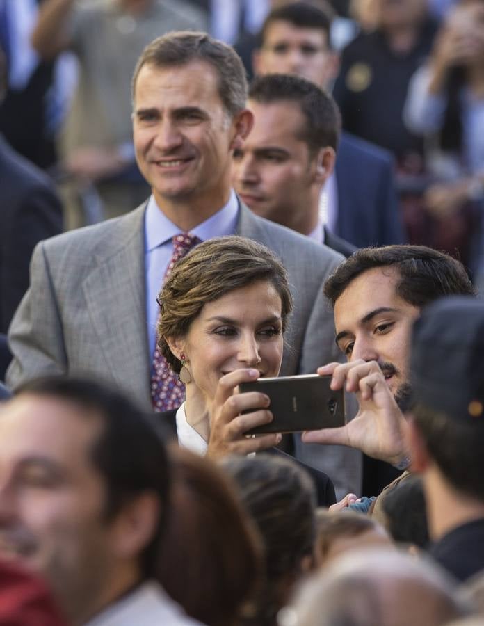 Fotos de la visita a Málaga de los Reyes de España