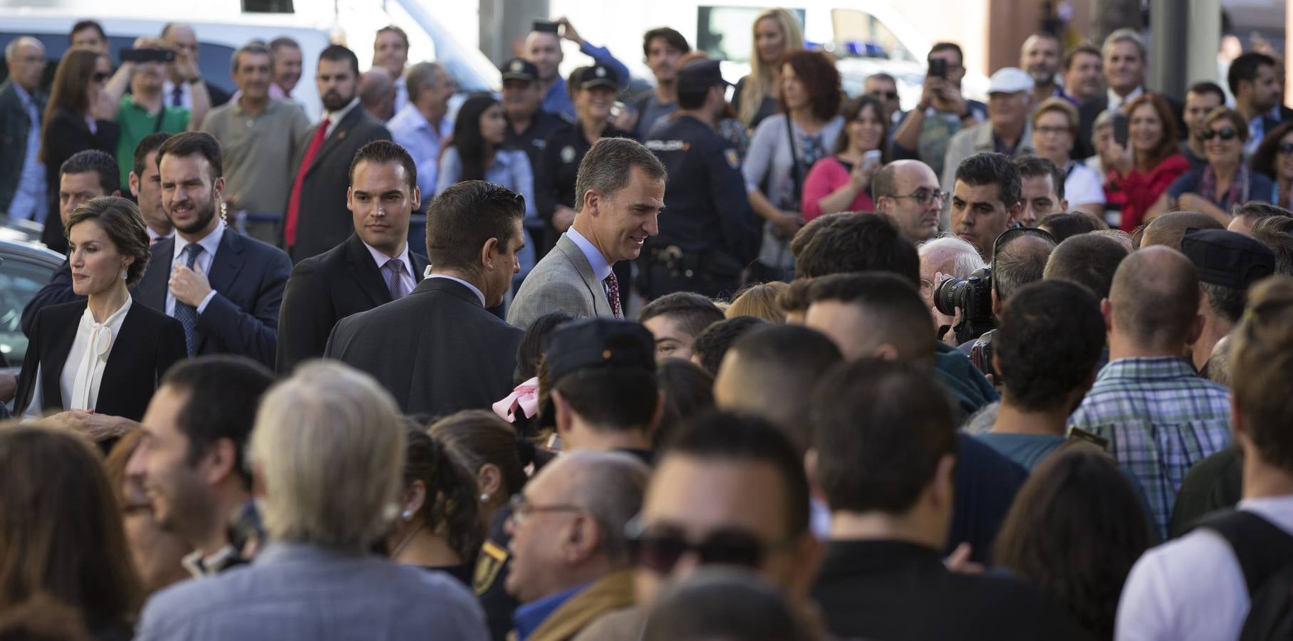 Fotos de la visita a Málaga de los Reyes de España