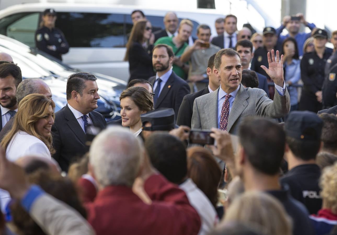 Fotos de la visita a Málaga de los Reyes de España