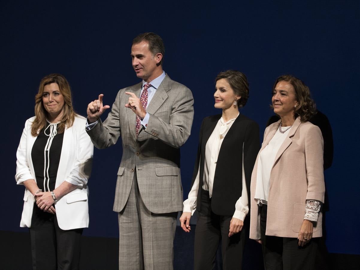 Fotos de la visita a Málaga de los Reyes de España