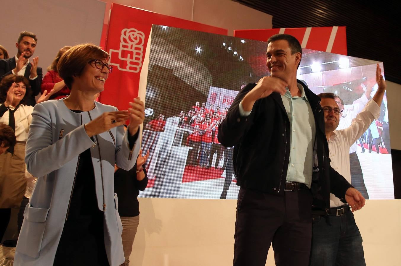 El mitin de Pedro Sánchez en Málaga, en fotos