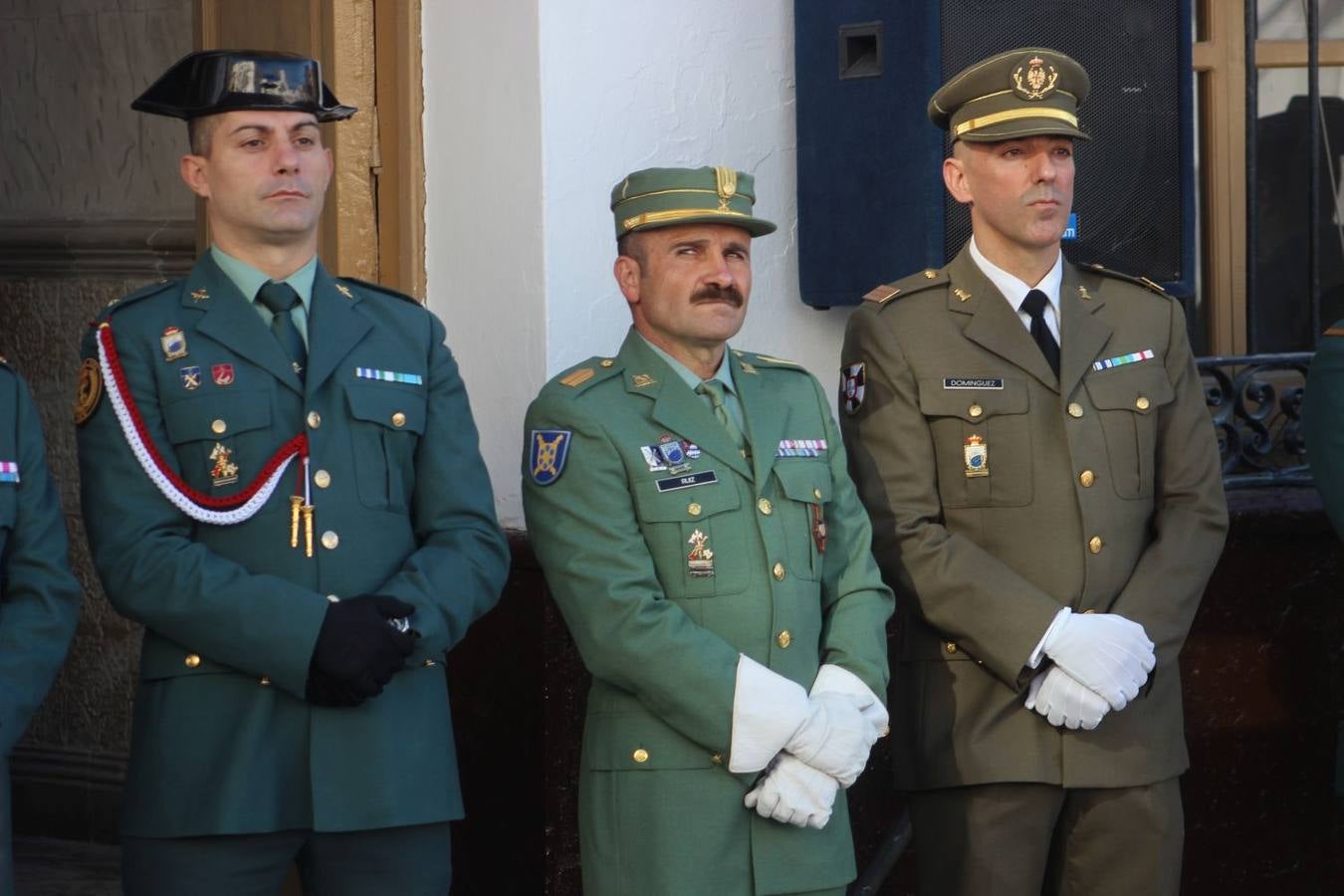 Homenaje al comandante Benítez en El Burgo