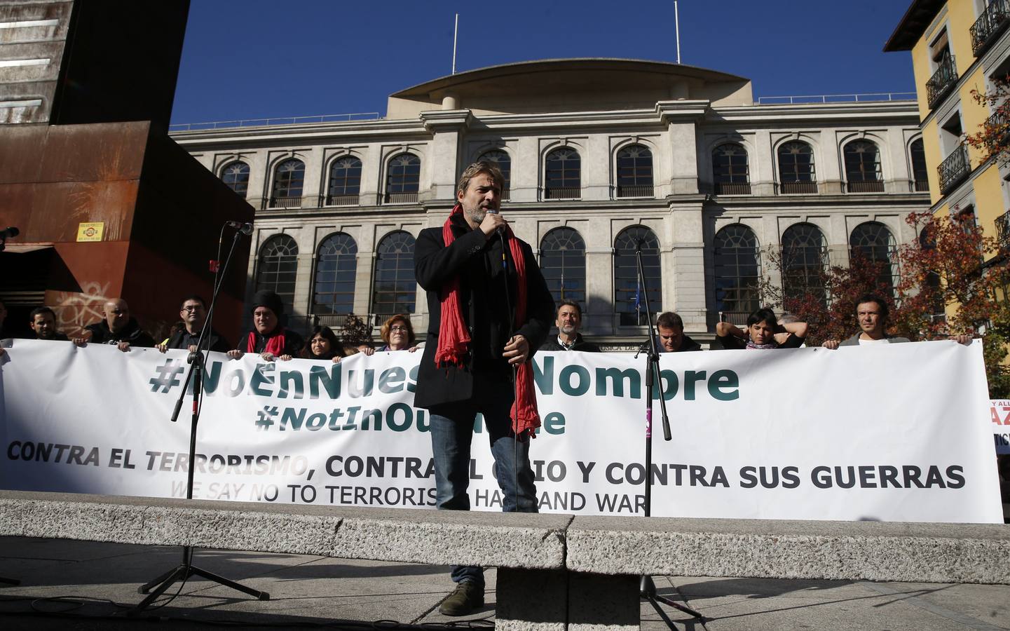 Manifestación contra el terrorismo y la guerra