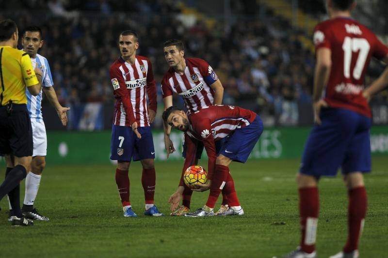 Las mejores imágenes del Málaga-Atlético