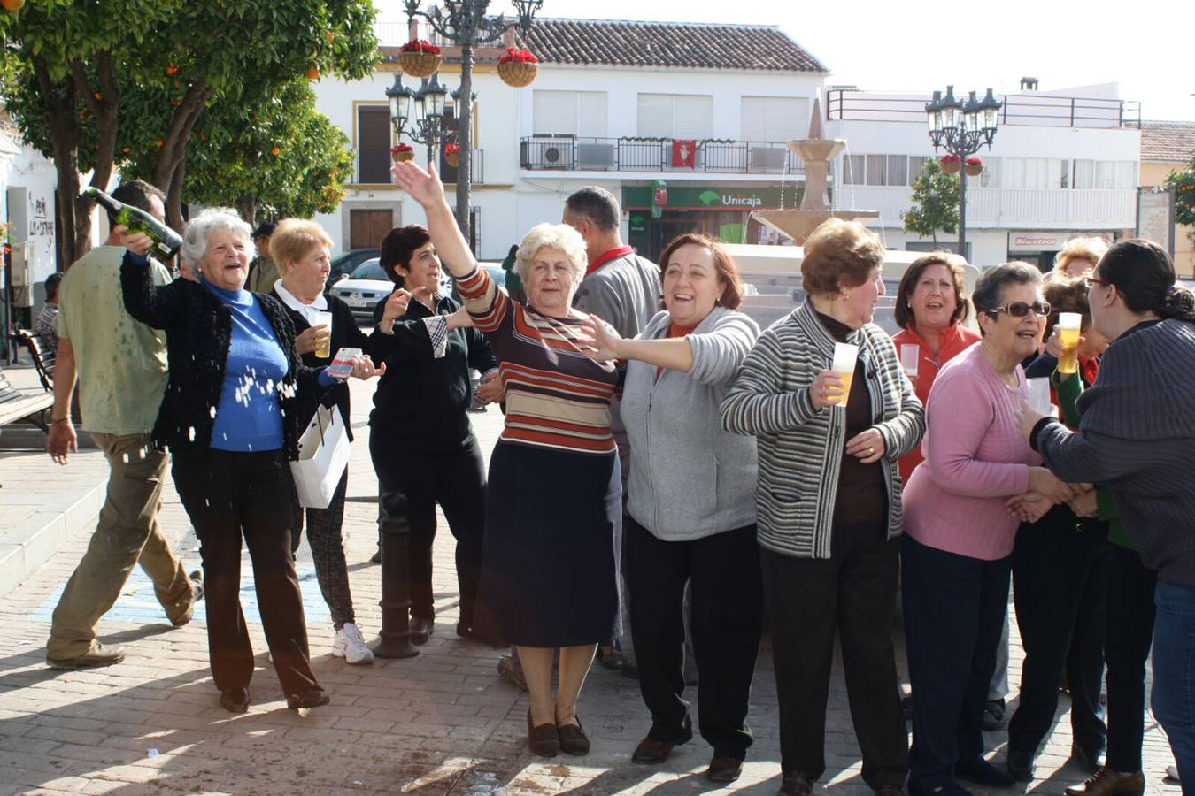Celebración de la Lotería de Navidad en Villanueva de la Concepción