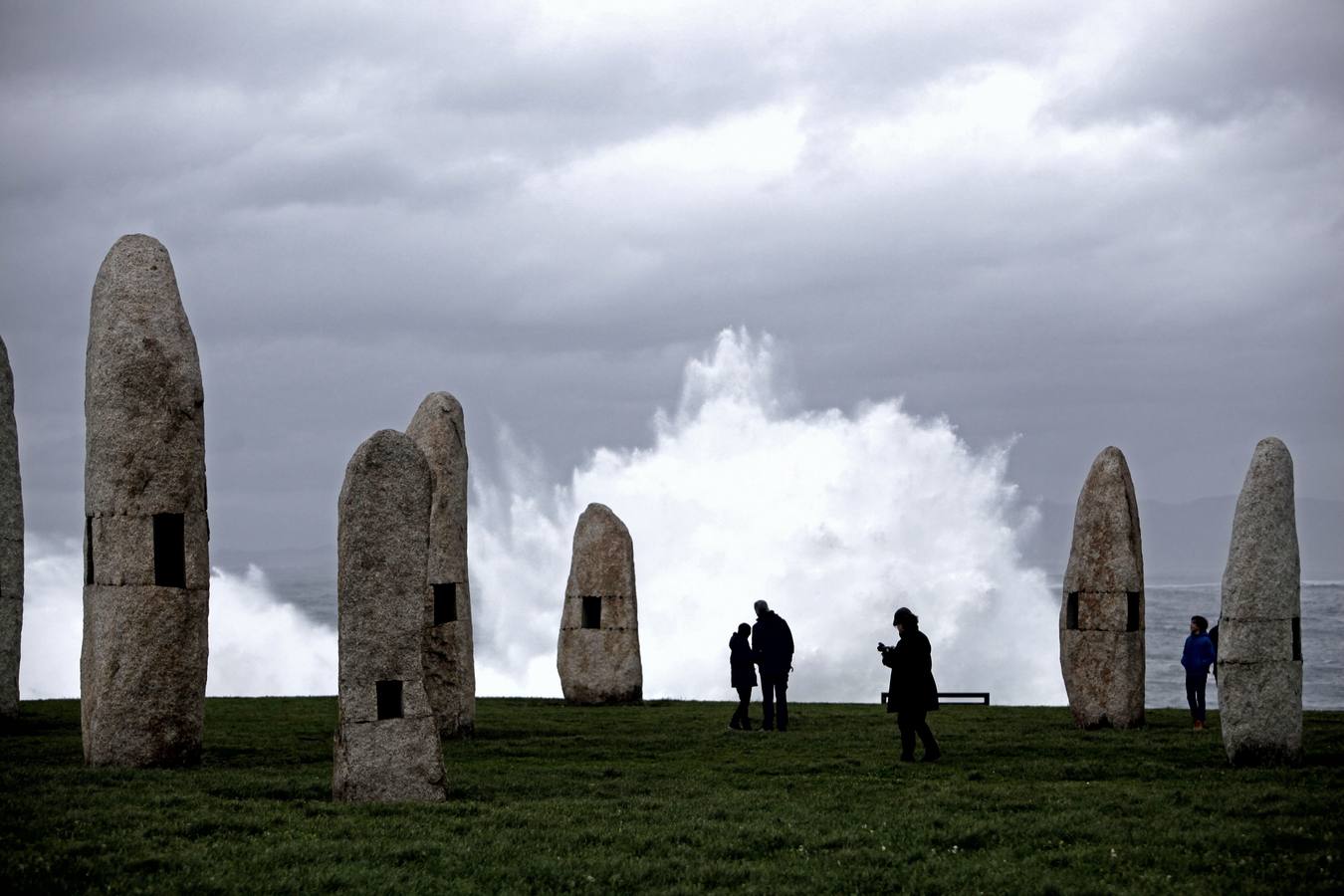 Alerta roja en las costas de A Coruña