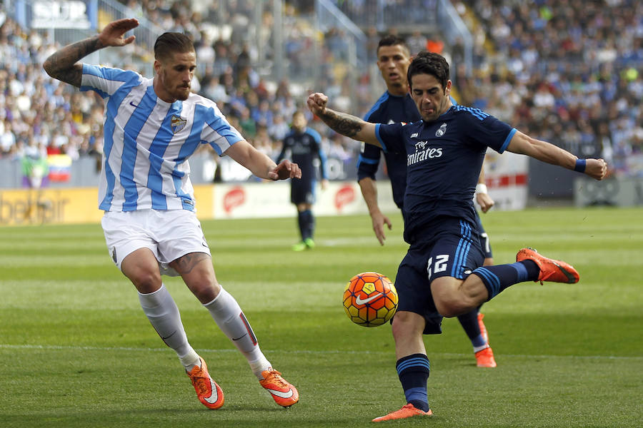 Las mejores imágenes del Málaga - Real Madrid