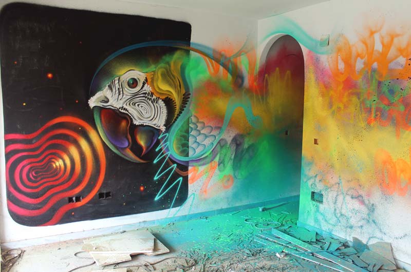 El grafiti salvaje de Ddarko