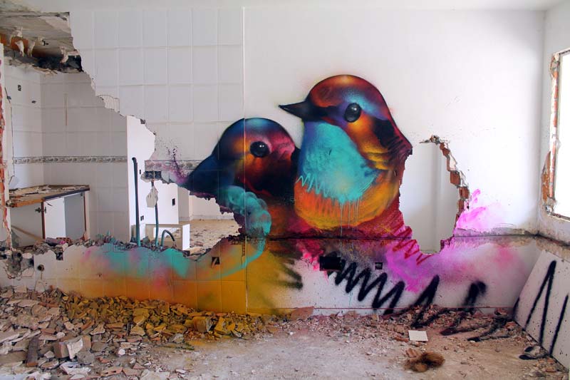 El grafiti salvaje de Ddarko