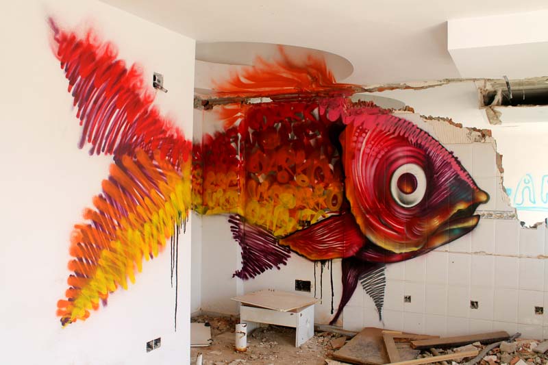 El grafiti salvaje de Ddarko