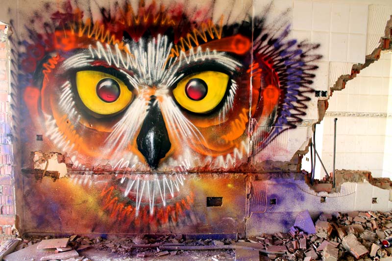 El grafiti salvaje de Ddarko