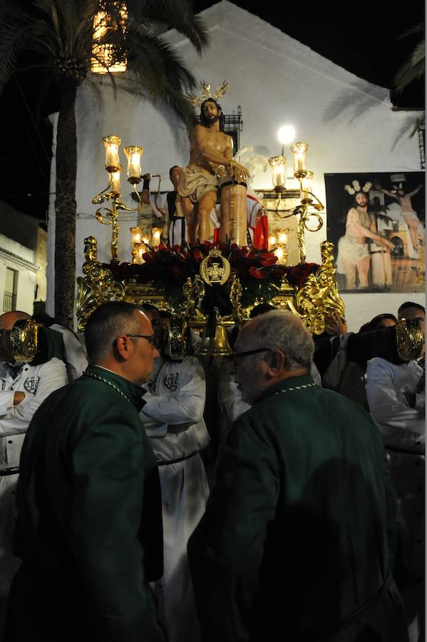 Fotos de la procesión del Cristo atado a la columna en Marbella