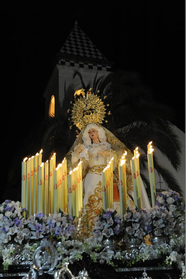 Fotos de la procesión del Cristo atado a la columna en Marbella