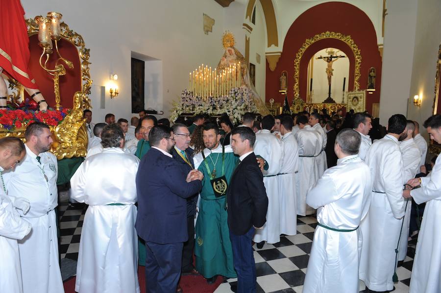 Fotos de la procesión del Cristo atado a la columna en Marbella