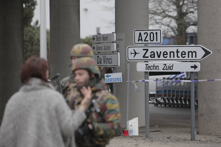 Zaventem, un aeropuerto blindado