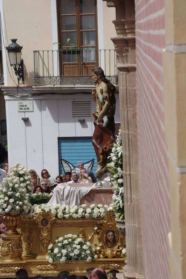 El Resucitado, en procesión en Málaga