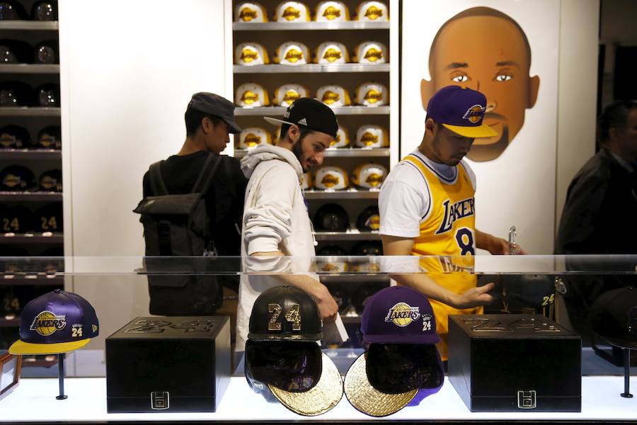A la caza de los souvenirs de Kobe Bryant antes de su adiós