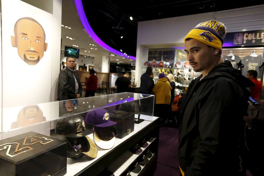 A la caza de los souvenirs de Kobe Bryant antes de su adiós