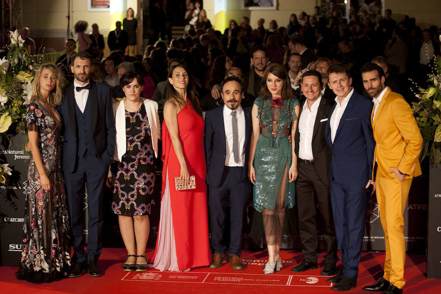 La alfombra roja del martes del Festival de Málaga