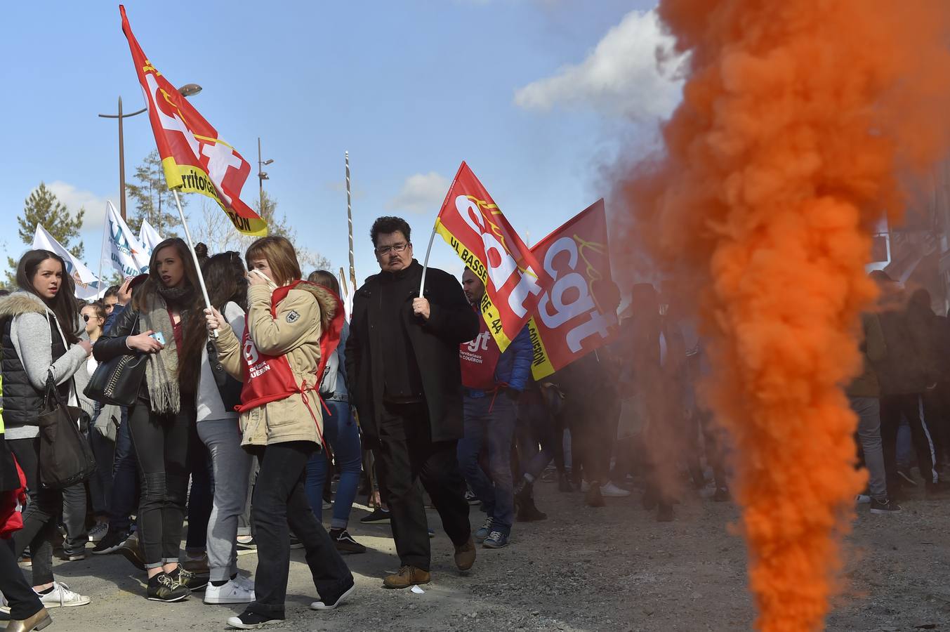 Nueva jornada de protestas en Francia contra la reforma laboral