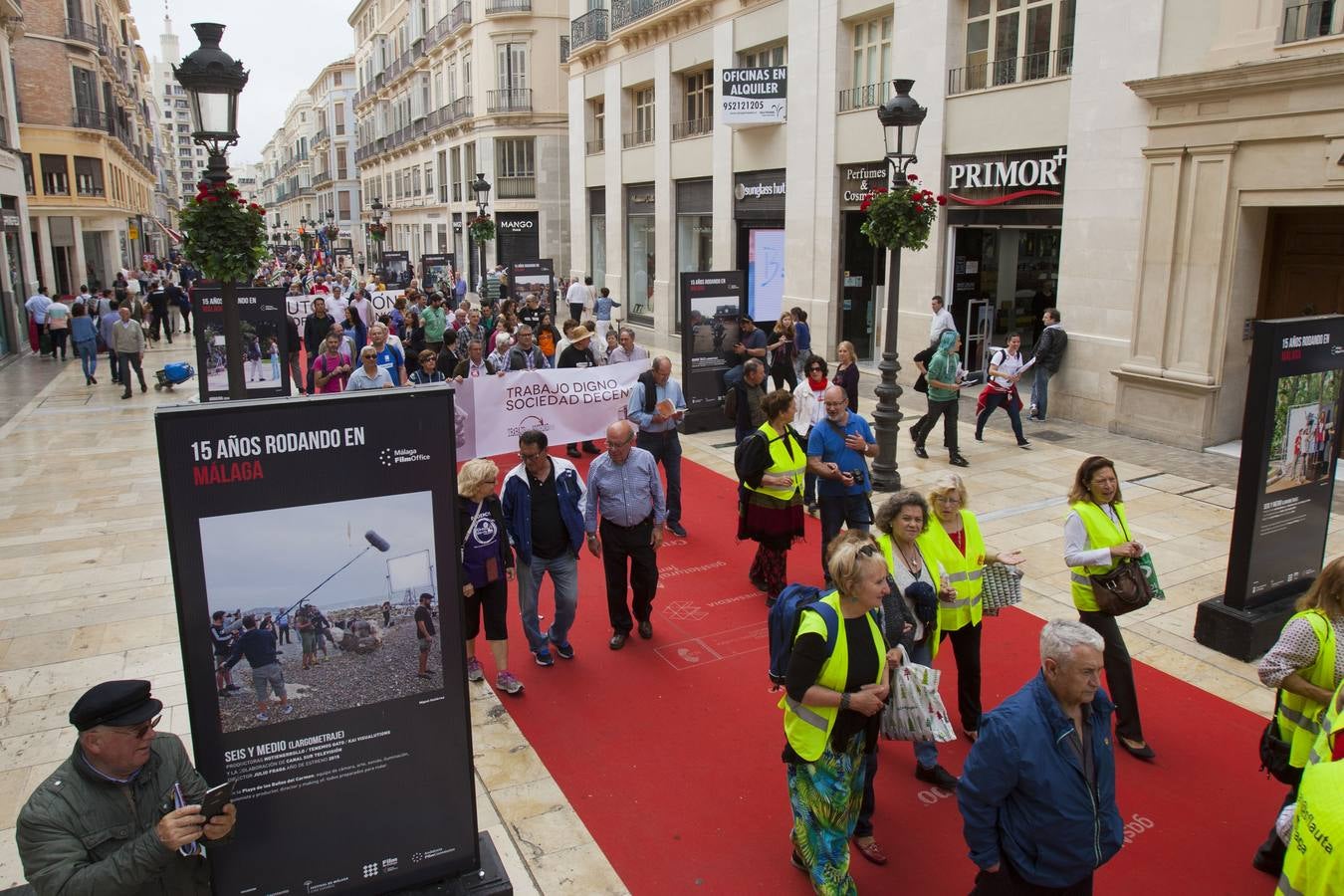La manifestación del 1 de mayo de Málaga, en imágenes