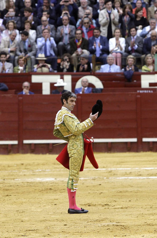 La reaparición de José Tomás en Jerez, en fotos