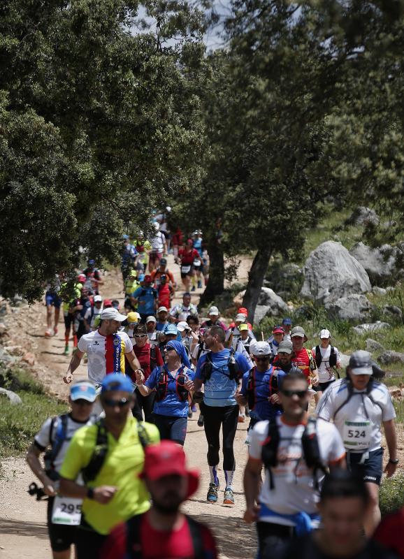 Corredores en los 101 kilómetros de Ronda