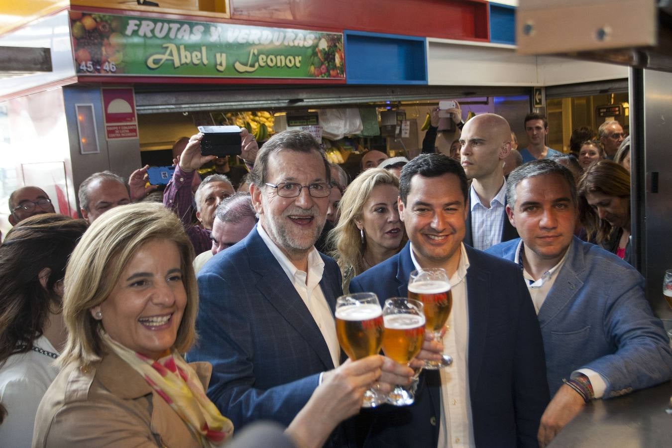 Mariano Rajoy visita el Mercado de Atarazanas