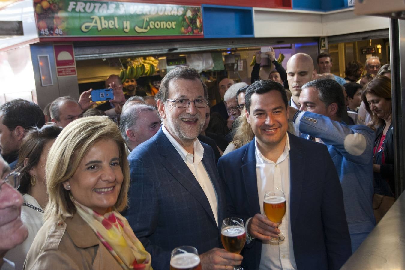 Mariano Rajoy visita el Mercado de Atarazanas